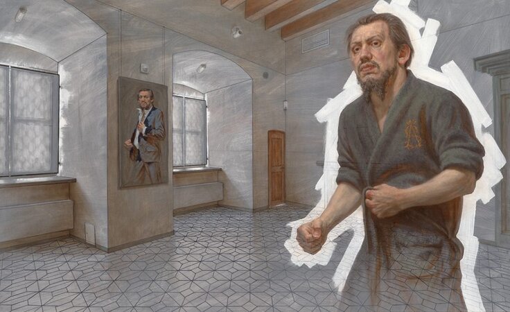 Lietuvos didysis kunigaikštis Žygimantas Augustas savo miegamajame (Iš asmeninio archyvo # 1)