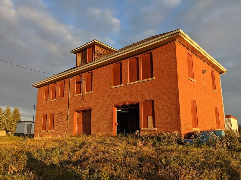 Exterior of the carriage house. October 2020. From Madisen Hvidberg.