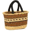 Cloth Handle Mini Oval Shopping Basket