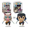 Lot 2 Figurines Funko Pop / Inosuke Hashibira N°875 / Demon Slayer / Flocked Funko Spécial édition (1 Chase + 1 Normal)
