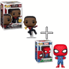 Lot 2 Figurines Funko Pop / Miles Morales "Chase" N°765 & Spider-Man N°397 / Marvel