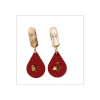 pendientes de resina natural hechos a mano