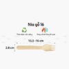 Nĩa Gỗ Dùng Một Lần 16