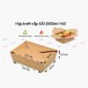 Hộp giấy kraft nắp gài 2000ml
