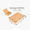 Hộp giấy kraft nắp gập 700ml
