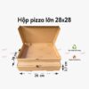 Hộp pizza lớn 28x28