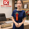Hoa cài áo đại biểu Đức Cường