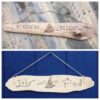 Sailboat Driftwood Sign