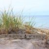 Anchor Driftwood Sign with GPS Coordinates