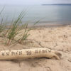 Custom Driftwood Sign GPS Coordinates