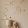Wooden Flying Geese Wall Decor, Nursery Decoration
