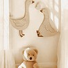 Birch Plywood Goose Wall Decor Set: Modern Minimalist Animal Art