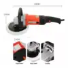 Pulidora rotativa 1400W para acabados profesionales