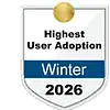 G2 Highest User Adoption Award Winter 2026