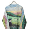 VINTAGE PRINTED KNITTED SWEATER/L