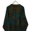 VINTAGE PRINTED KNITTED SWEATER/L