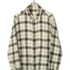VINTAGE WOOLY CHECK SHIRT/L