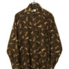 VINTAGE CORDUROY PRINTED SHIRT/L