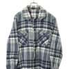 VINTAGE WOOLY CHECK CPO JACKET/L
