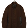 VINTAGE STAND COLLAR BOMBER JACKET/L