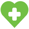 icon help green