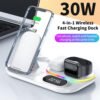 4-in-1 Wireless Charging Station — Phone, Watch & Earbuds