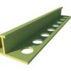 Műanyag élvédő csempéhez 10mm, 2.6m, bézs