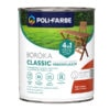 Poli-Farbe Boróka Classic vízzel hígítható vékonylazúr mahagóni 0,75 L