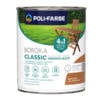 Poli-Farbe Boróka Classic vízzel hígítható vékonylazúr mogyoró 0,75 L