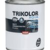 Trikolor Aqua matt vizes zománcfesték – fekete, 1 L