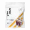 Root beer gummies by Bonafide showing cannabis-infused fruit pieces packaging