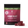 Cherry Blast High Dose Twisted Singles 1200mg THC sour cherry gummies packaging