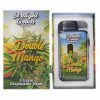 Double Mango Straight Goods 3 Gram Disposable with solvent-less THC distillate and organic terpenes, offering a sweet, tropical flavour.