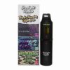 Straight Goods Triple Chamber Vape featuring Optimus Prime, Alien OG, and Green Crack strains. A rechargeable vape with 95% Delta-9 THC and organic terpenes.