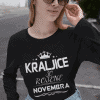 long sleeve tee mockup of a woman wearing a beanie and glasses on a street 29060 26