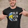 navijaska majica za odbojko slovenija zoga crna
