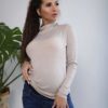Серая водолазка для беременных и кормящих мам Kristina Новинки 6