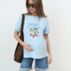 Голубая футболка для будущих и кормящих мам Berry Season