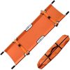 Two Fold Stretcher - carry up to 80kg - orange color