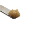 Sauce Rosin Labs Holy Grail Signature Live Rosin 1g jar showing premium wet batter texture and light golden solventless concentrate quality.