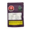 Headstone Cannabis Blackberry Cherry 3.5g container displaying frosty, purple-hued craft indica buds grown non-irradiated in Alberta.