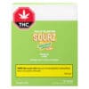 Fully Blasted Mango Lime 10 Pack 1:1 Soft Chews by SOURZ by Spinach featuring tropical mango and tangy lime flavours infused with liquid diamonds.