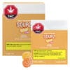 Fully Blasted Peach Orange 1:1 bulk 10-pack soft chews by SOURZ by Spinach, available for local delivery from Montrose Cannabis.