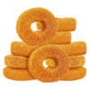 100 THC Multipack Sour Peach 10-pack soft chews by Olli O's, available for local delivery from Montrose Cannabis.