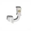 Front view of the Quave Club Bangers XXL clear quartz banger for compatible dab rigs.