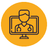 man in coputer icon
