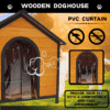 dog house with food bowls and storage for organized pet care