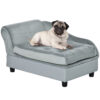 luxury fancy dog bed pet sofa with storage soft cushion for small dogs