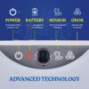 automatic cat litter box with self cleaning system for easy maintenance