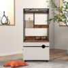 easy to clean cat litter box cabinet for daily maintenance